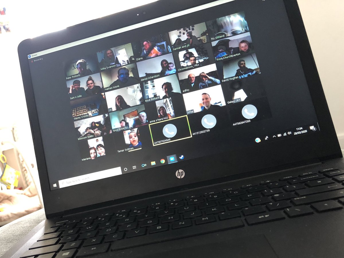 This is what church currently looks like #COVID19 #ZoomChurch #ChurchCommunity