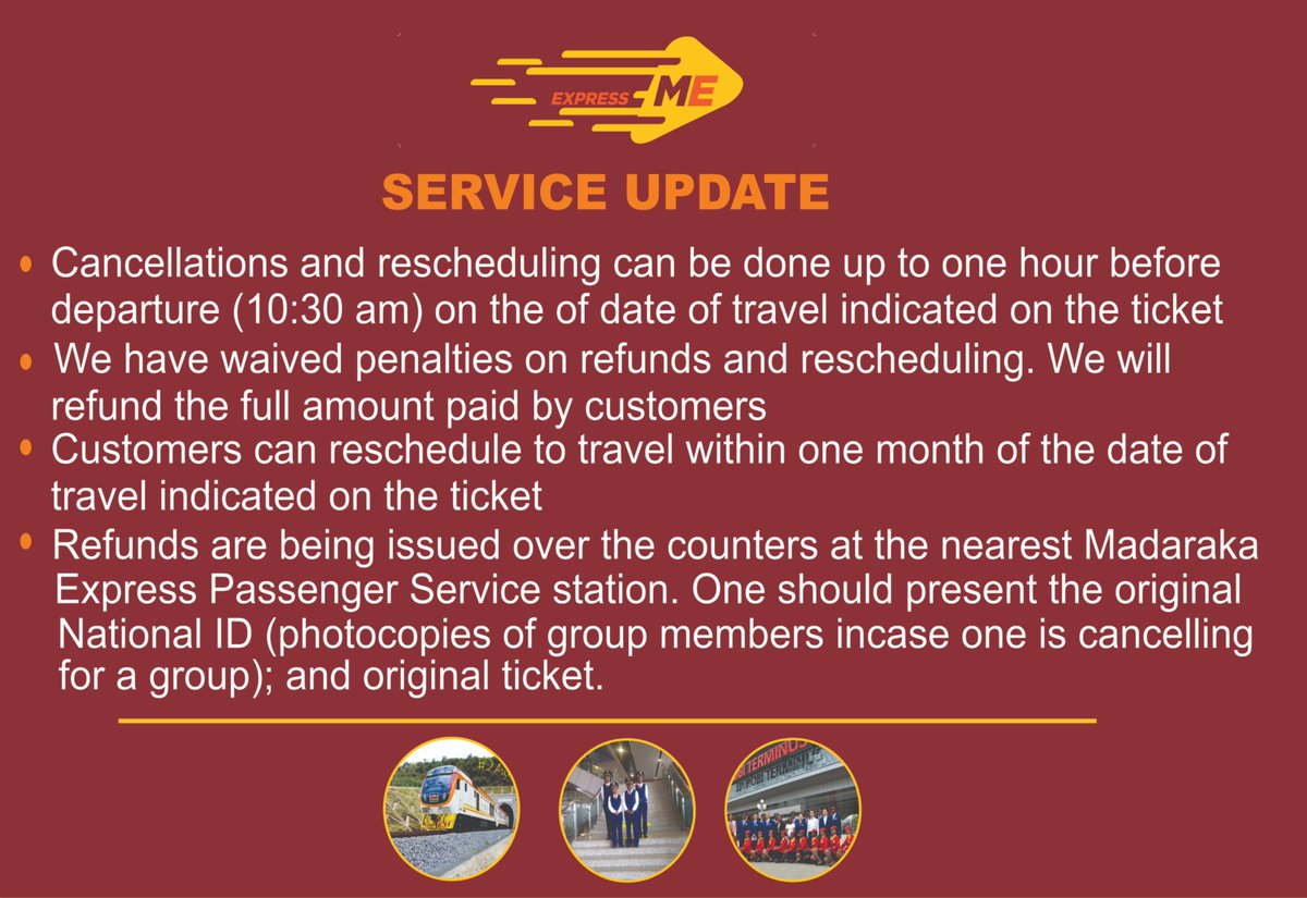 KenyaRailways_'s tweet image. To our esteemed customers,