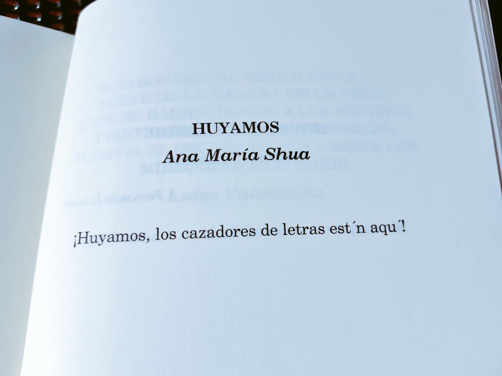 merinoana23's tweet photo. Para este domingo un #microcuento saladito. ;-))
#AnaMariaShua
#Covid_19 https://t.co/iL0W0jWaN1