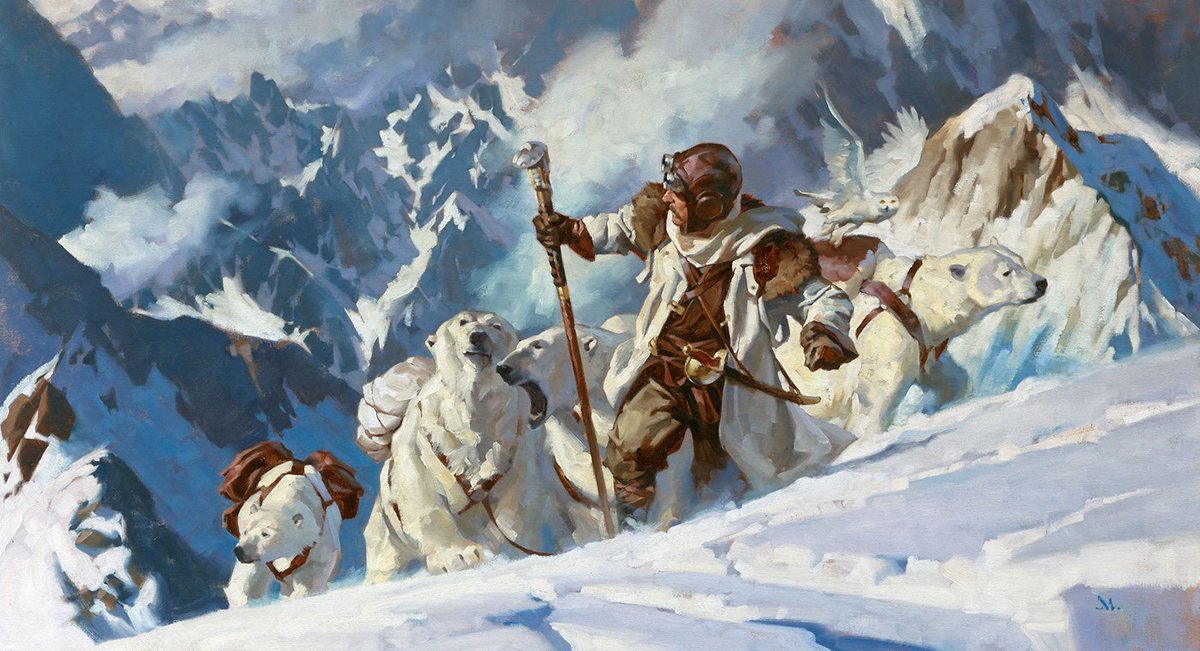 Greg Manchess. 'Above the Timberline'