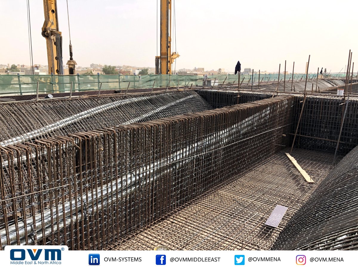 OVMmena's tweet image. {Update} Completion of Post-tensioning works for “Hair Ghanimiya Interchange” Project in Riyadh city in Saudi Arabia, Project which consist of Two bridges constructed using PT Box Girder Sections.

-Execution of PT: Kabbani Post Tensioning (KPT-OVM).

#OVM_Featured_Projects