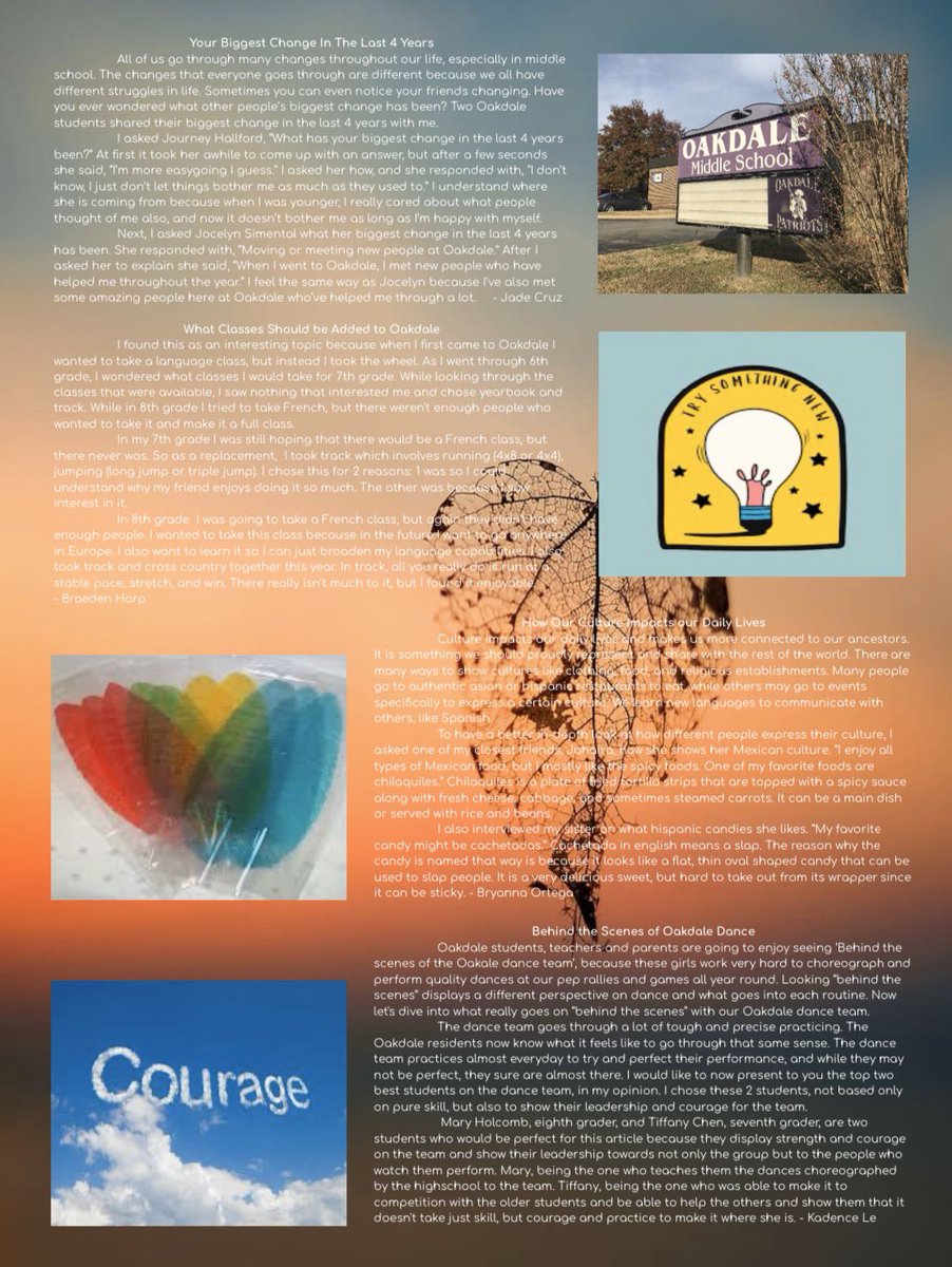 Oakdale Patriots On Twitter The Oakdale Yearbook Staff Has Published Their March 2020 Edition Of Our Oms Newsletter Please Check It Out On Our Website Just Download The Pdf Which Can Be