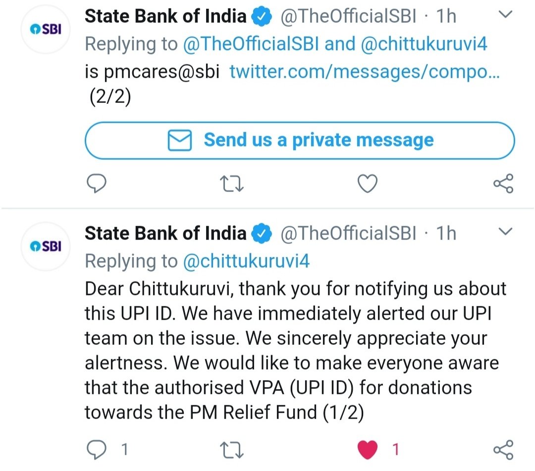 Chittukuruvi On Twitter If It Is To Pmcares Sbi Then No Issues