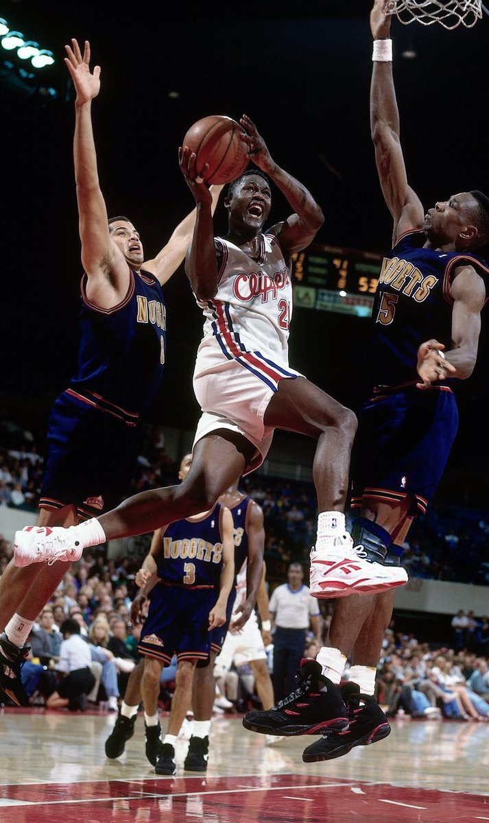 Dominique Wilkins spent part of the 1993-94 season with the Clippers after being traded by Atlanta. He averaged 29 points & seven rebounds in 25 games.Nique finished his career in Orlando, playing 28 games for the Magic in '99. He appeared in two games with his brother, Gerald.