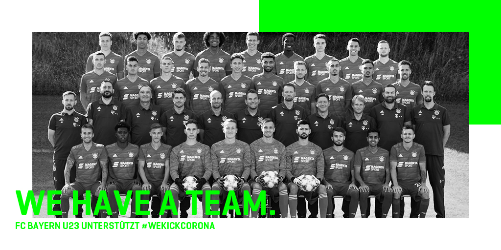 wekickcorona's tweet photo. Auch Spieler aus der zweiten Reihe spielen bei #WeKickCorona ganz vorne mit!
Vielen Dank, #FCBAmateure für den Support.

Helfen 👉 https://t.co/ZGcbj1LPnY https://t.co/YVtvjj9B8f