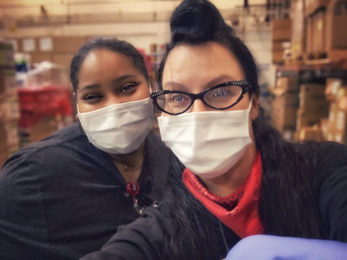 I put my producer skills to work for COVID -19 @ UC hospital medical supplies gearing up for the peak. Organizing an inventory system with this amazing women Raquel. If I can’t be doing what I usually do then I need to jump in a help where I can. Hero’s are all the medical staff!