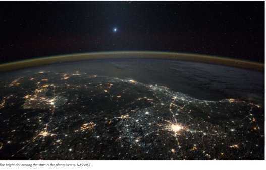 TPhyicist's tweet photo. An explaining is required for the success of each of Apollo and the international space station (ISS)
to capture true-color images for Venus, whereas Akatsuki couldn't
 in the visible spectrum. Images captured by Akatsuki were false - color in the ultraviolet and Infrared ranges. https://t.co/EEklitKu86