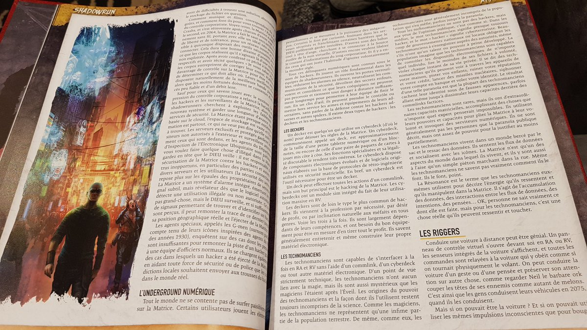 PhileasRogue's tweet image. [#jdr] #ShadowrunAnarchy : meilleure présentation de l&apos;univers complexe du jeu toutes éditions confondues. C&apos;est clair, exhaustif et concis. @BlackBookjdr @catalystgamelab