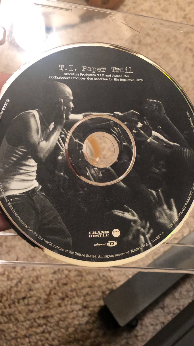 AfroRozay's tweet photo. Going thru old stuff and look what I found @Tip paper trail #classicCD https://t.co/hKmpZpEG8G