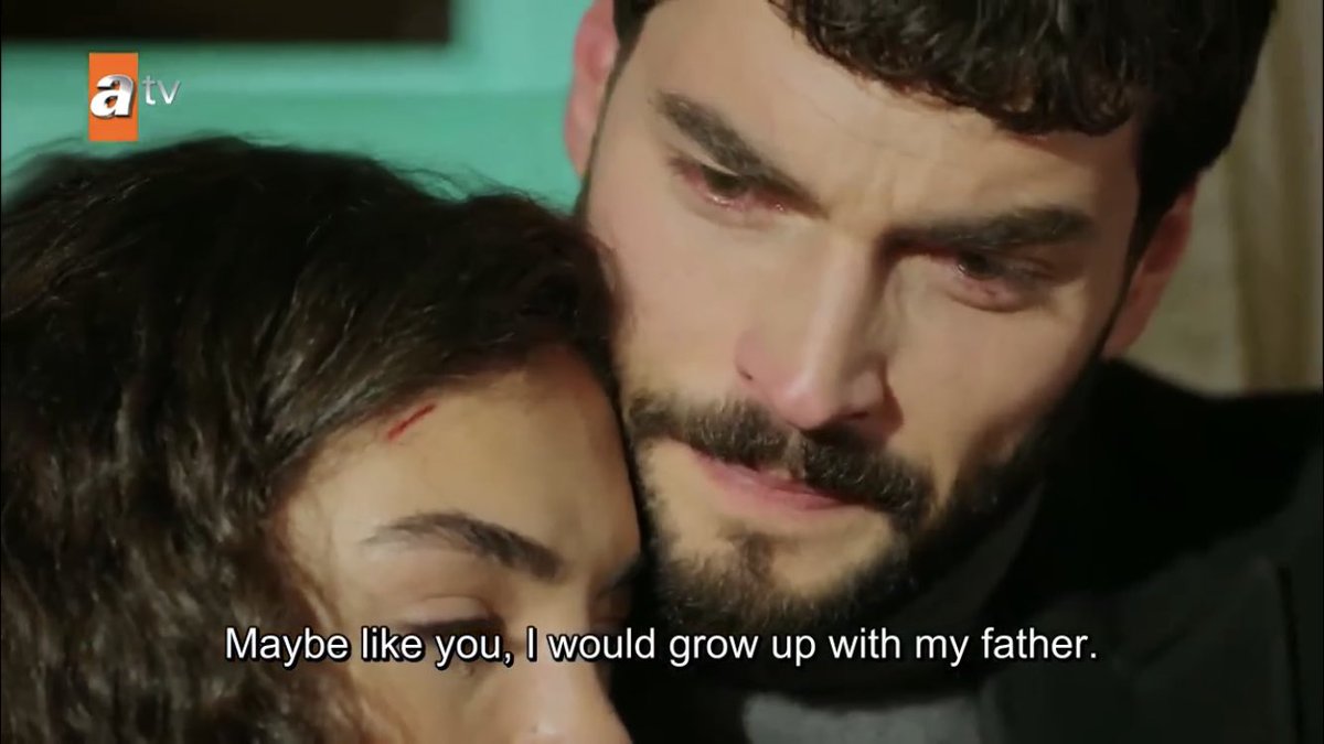i was about to go off at him for being “boo hoo my pain. i didn’t have a father, but you did” and then he said the last sentence akjsskskks  #Hercai  #ReyMir