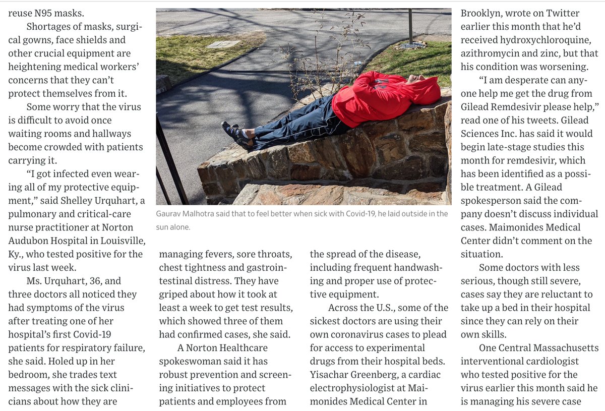 Frightened by symptoms and lacking #PPE wsj.com/articles/docto…