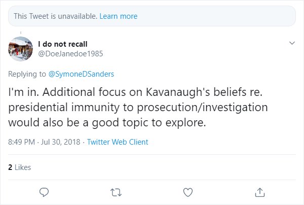 kallllisti's tweet photo. Since Joe Biden has been credibly accused of sexual assault, his campaign advisor, Symone Sanders, just completely scrubbed her timeline of any mention of her ardent support of Christine Blasey Ford.

Appalling.

#MeToo #IBelieveTara #TaraReade #JusticeForTara #IBelieveTaraReade https://t.co/dcpiMoH2rT