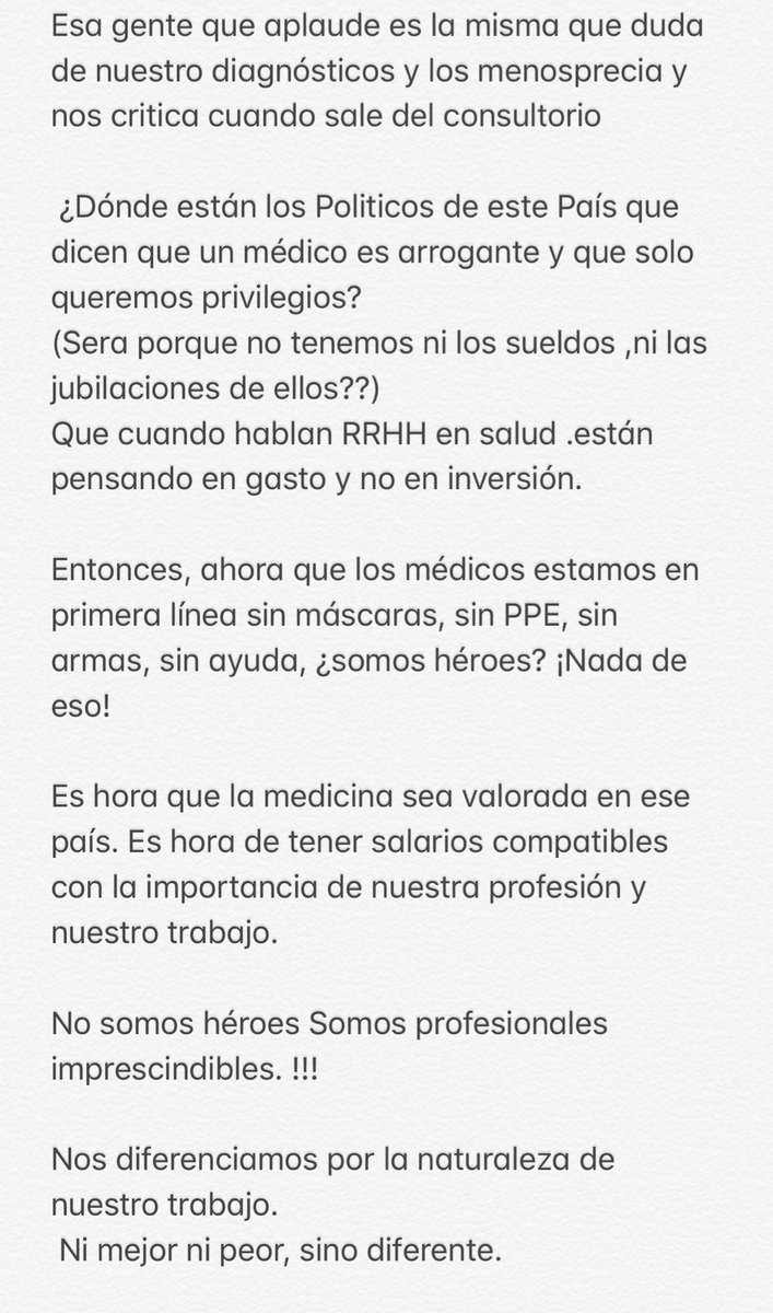 Betemma's tweet photo. No somos héroes somos profesionales imprescindibles !!! 

Nos diferenciamos por la naturaleza de nuestro trabajo.
Ni mejor ni peor, sino diferente.
⬇️ ⬇️ ⬇️ https://t.co/QoHlUUu84r