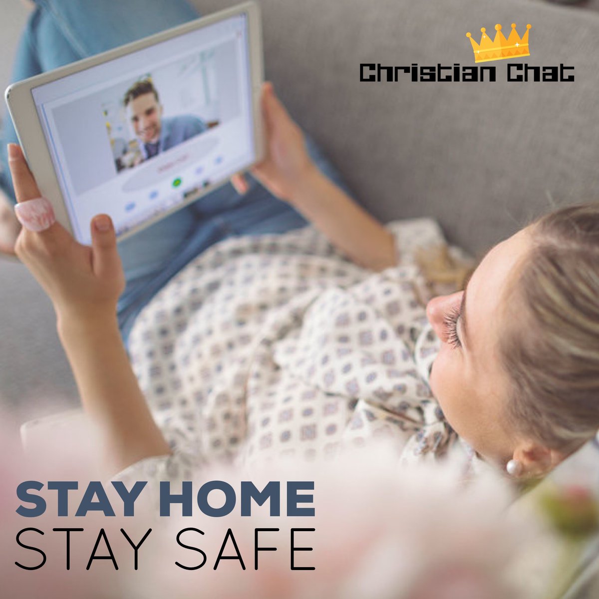 GoodChristChat's tweet photo. Technology connects us in a new way, and this is the perfect time to take advantage of it. From #GoodChristianChat, we recommend you to #StayHome during the quarantine days! https://t.co/k7YdmOtoBY