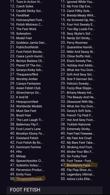 WHAT!? I made it to the top 50 of all foot fetish producers on @Clips4Sale &amp; my flowjob/frimjob video<a href="/tag/footfetish"class="tags"><span>#footfetish</span></a><a href="/tag/clip"class="tags"><span>#clip</span></a>