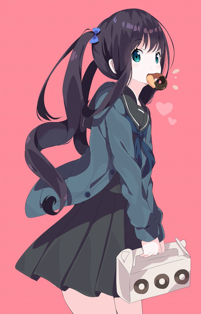 カーディガンの女の子すき たんたんめん のイラスト カーディガンの女の子すき たんたんめん のイラスト