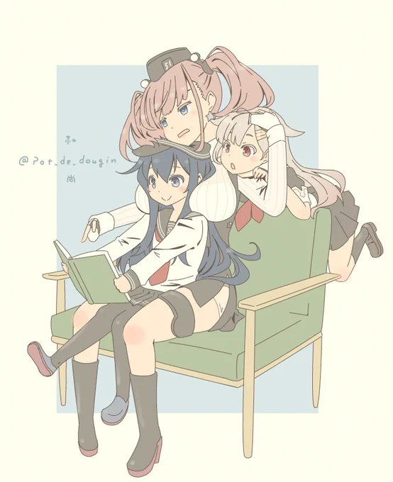 なんやかんやで相手してあげちゃうから懐かれるアト(*'Д`)
今日の英語教室は雪が降った事だし『snow White』

#艦これ版深夜の真剣お絵描き60分一本勝負
#艦これ版真剣お絵描き60分一本勝負_20200329
#アトランタ 