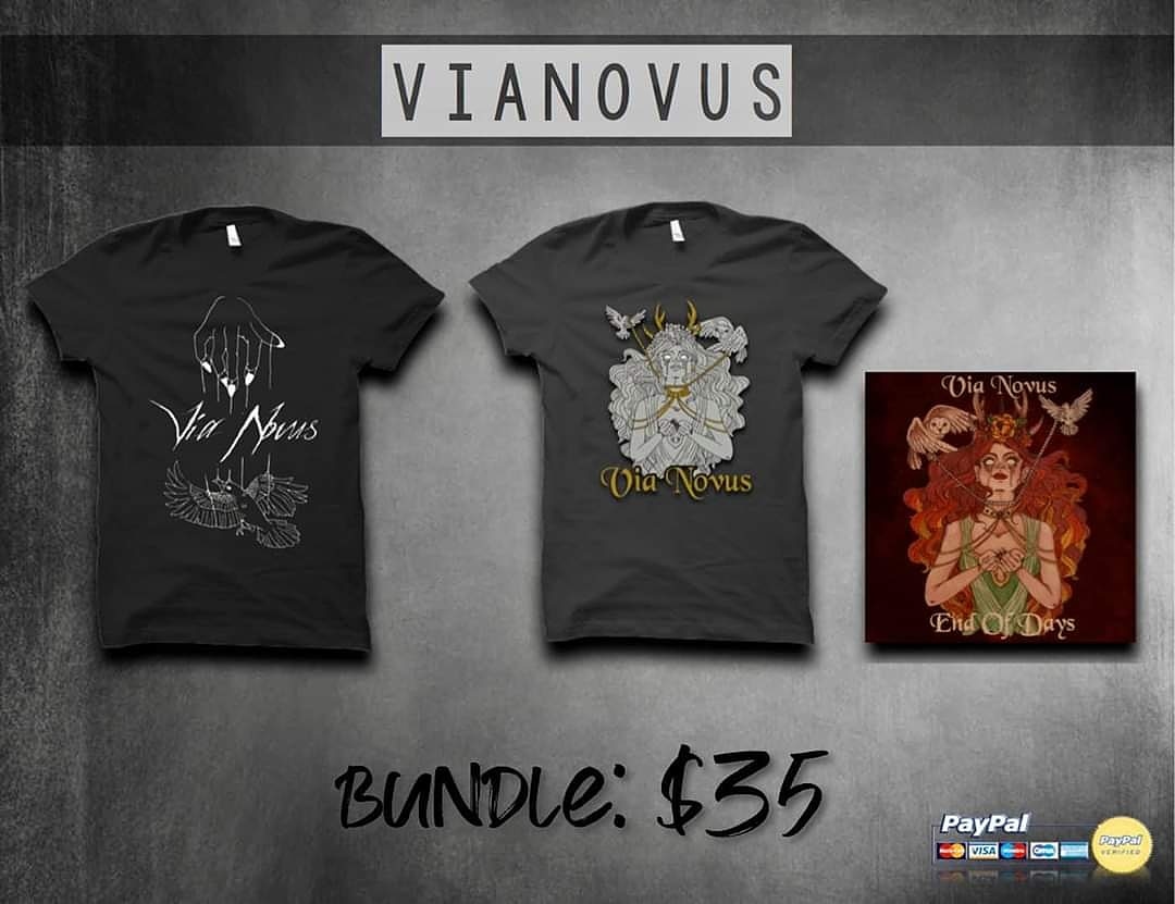 Support bands during these tough times; buy merch! 
#CoronaNovus 
Vianovusmusic.com