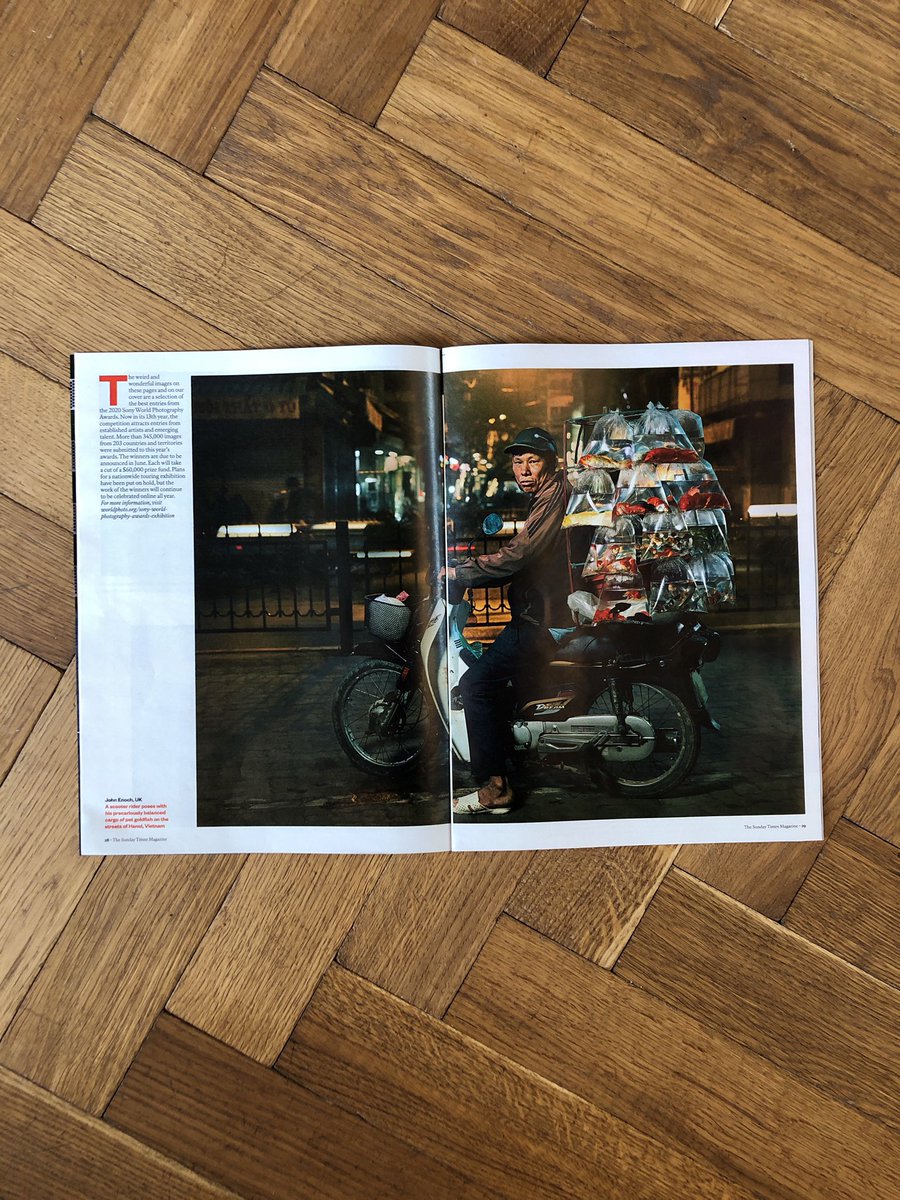 Double page in todays Sunday Times Magazine.