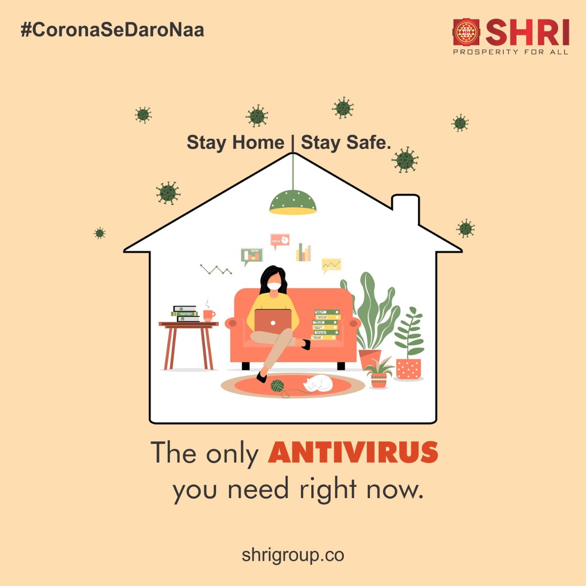 The best Antivirus that can save you from #Coronavirus.
Stay Safe. Stay Protected.

#ShriGroup #RealEstate #GreaterNoidaWest #Residential #Home #Coronavirus #StayHomeIndia #21daylockdown #CoronavirusOutbreak #Antivirus #virus