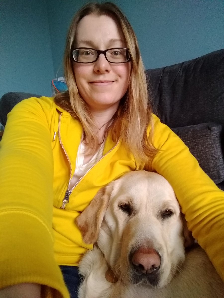 EndoDundee's tweet photo. Here's Amber and I after the world's very first #VirtualEndoMarchScotland - great job @EndomarchG π
#LetsMakeSocialMediaYellow #YellowForEndo #1in10
@guidedogsscot @ChickyC1988 https://t.co/DdHGQRfBJU