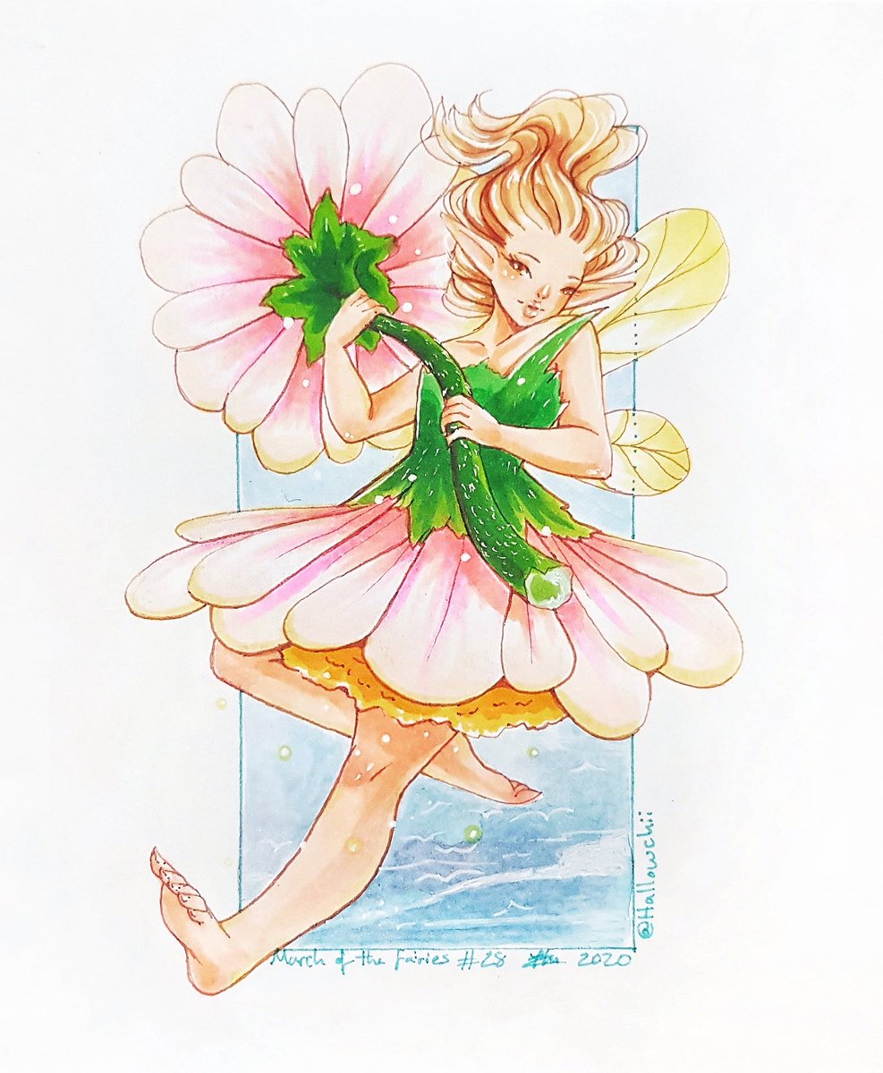 Hallowchii's tweet photo. #marchofthefairies #28 Daisy
#art #drawing #hallowchii #fairy #fae #daisy #daisyfairy #illustration https://t.co/iAcoY8OkJt
