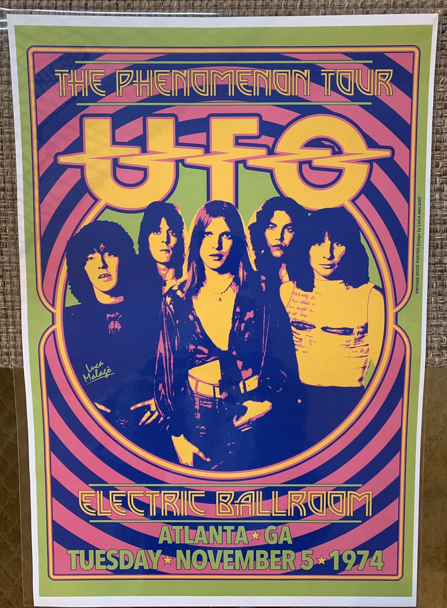 Mrs Freeze I Love This Crazy Little Ufo Phenomenon Tour Poster I Recently Got From Italy I Love The Eyes Danny Peyronel Dannypeyronel Had Not Joined The Band Until