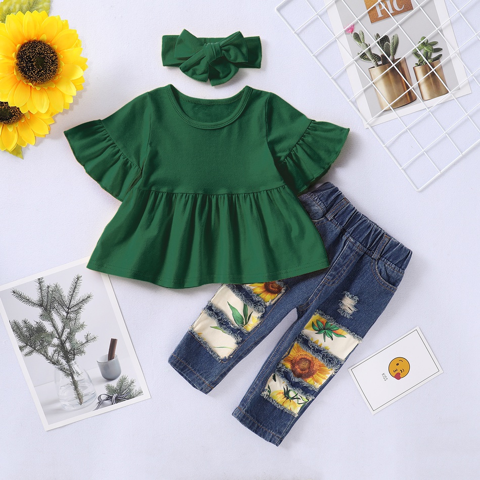 CigabuyC's tweet photo. 3-piece Solid Flounced Dress and Sunflower Print Jeans Set
https://t.co/JYHMVP3BAp
#babywear #babygown #babystuff #bajubayiunik #babygirloutfit #toddlershop #romperbayimurah #cutebabygirl #babydress #babydresses #babydressmurah #patpat #Moms #babygirl #outfitbaby #cutebaby #love https://t.co/iQQZaHkHtX