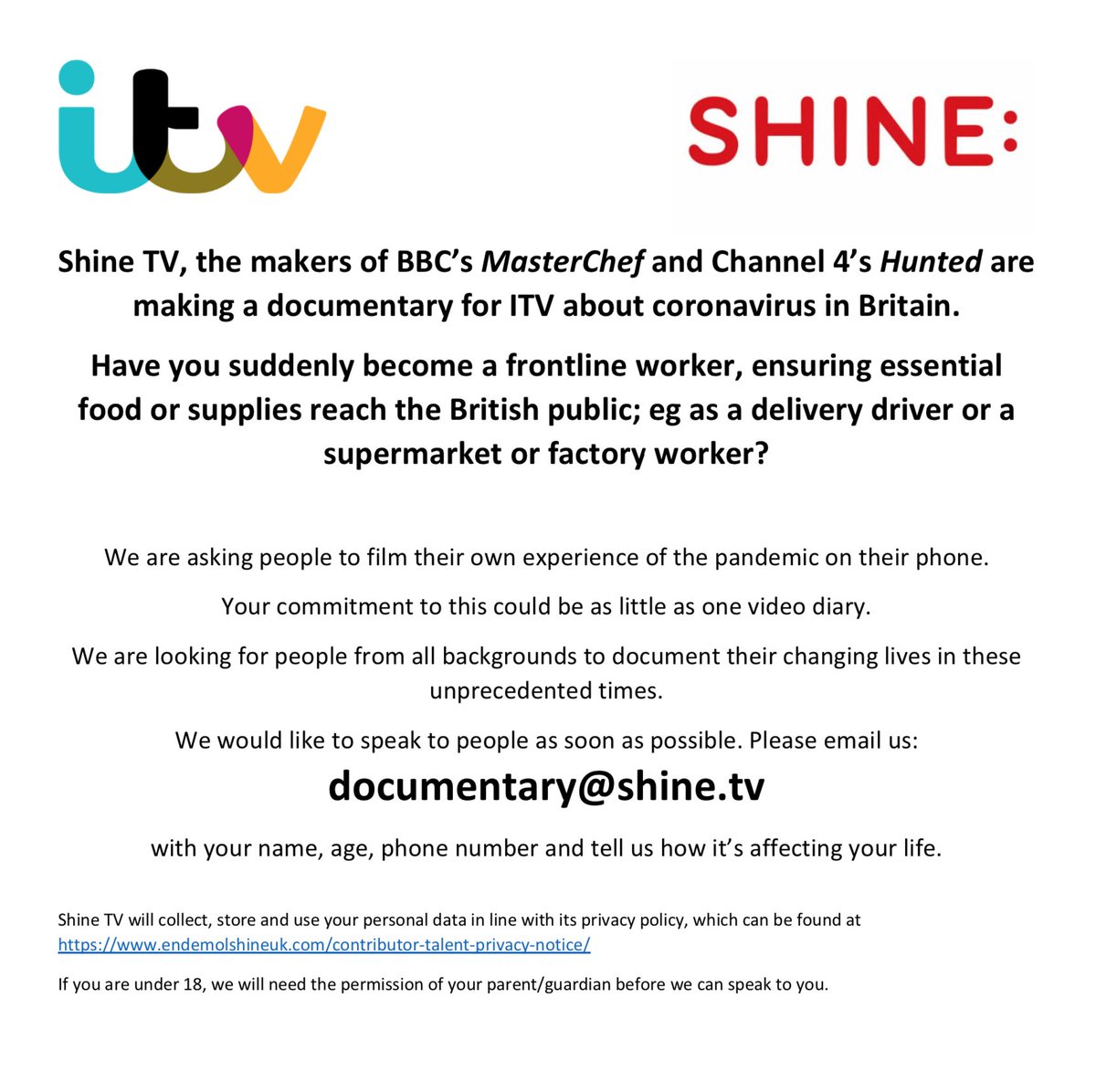 Shine TV Casting tweet media