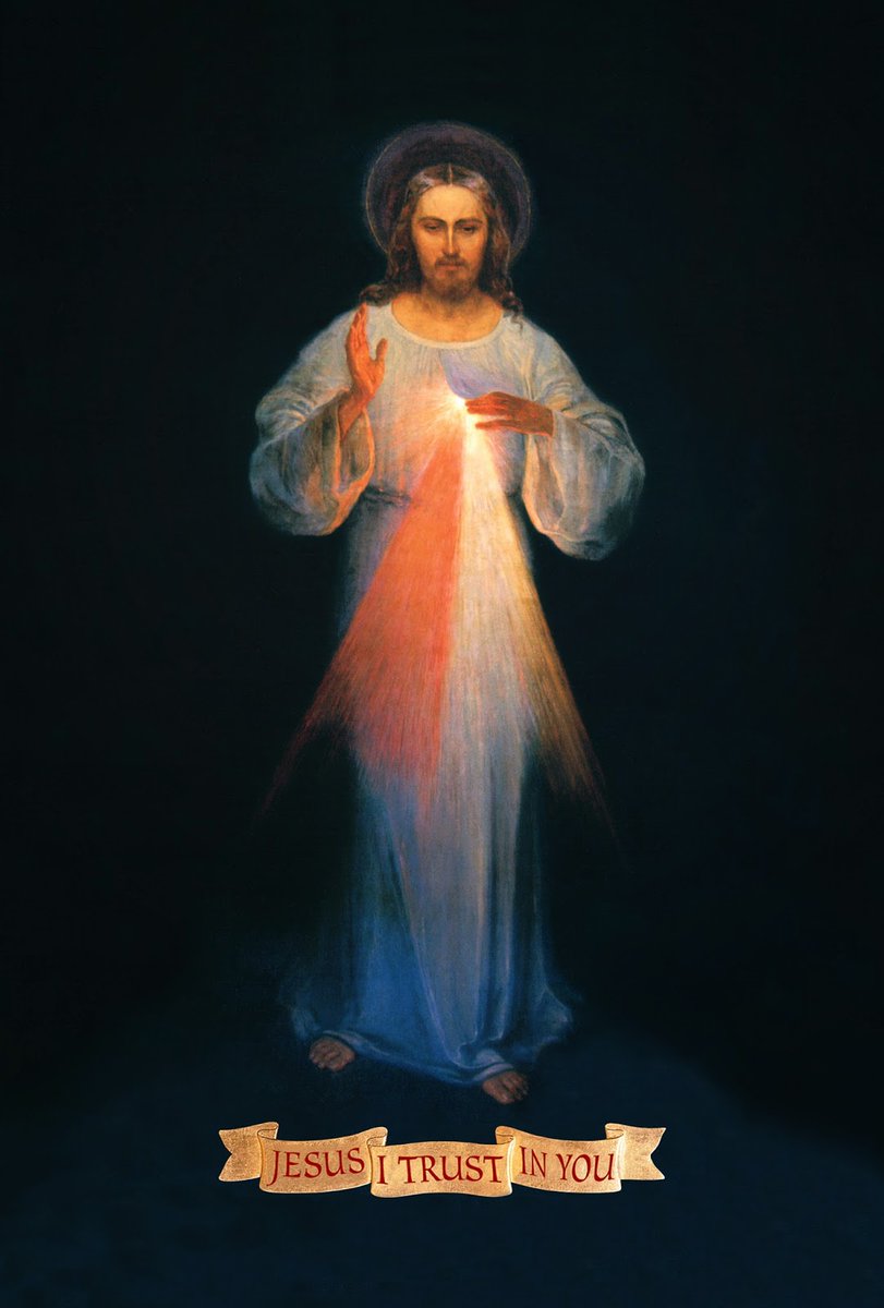 "Jesus, I trust in You" 
The graces of My mercy are drawn by means of one vessel only, and that is — trust. The more a soul trusts, the more it will receive. -Jesus to St. Faustina, 1578 #PraytoEndCoranavirus #PrayTogether