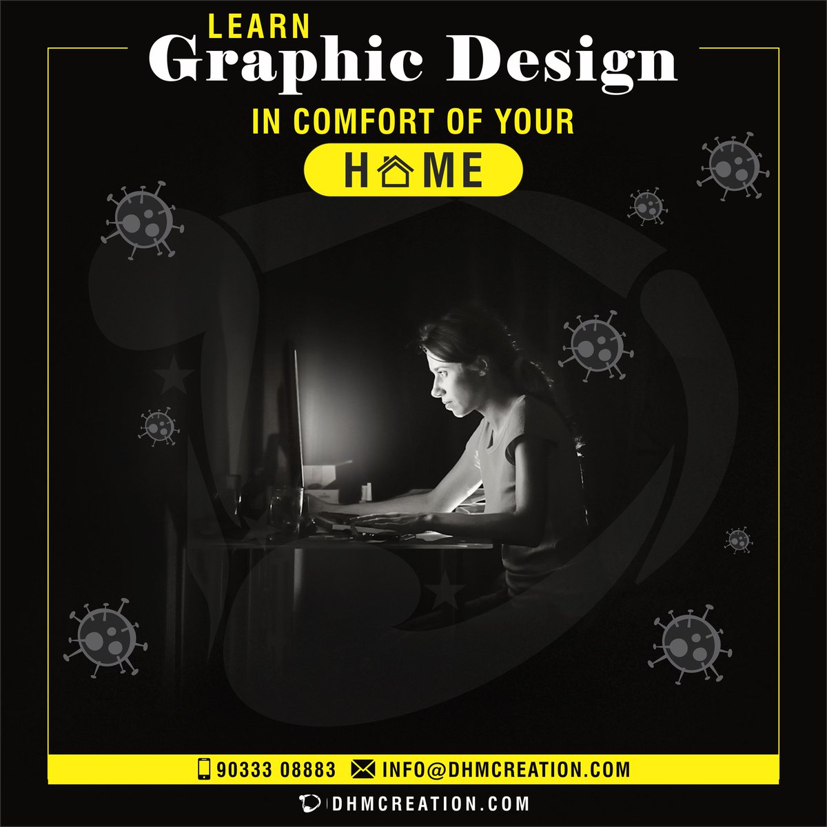 dhmcreation's tweet photo. We have started Personal sessions for Graphic Design

#graphicdesign #stayhome #staysafe  #learngraphicdesign #learndesign #Graphic #Design #workfromhome #corona #Trending #indiafightscorona https://t.co/NQhmBxKvjf
