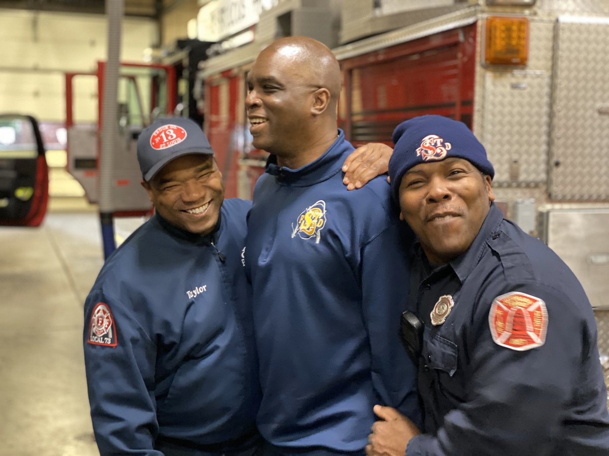 LarryLDCConley's tweet photo. If you are offended by guys who are short, outspoken, and passionate about their beliefs, then, donโt work at Engine House 13 today. Blessed to have these two under the same roof on this Sunday morning in March......#seekingopportunities2serve! #STLFD #onelove https://t.co/5UtrhdSDKK