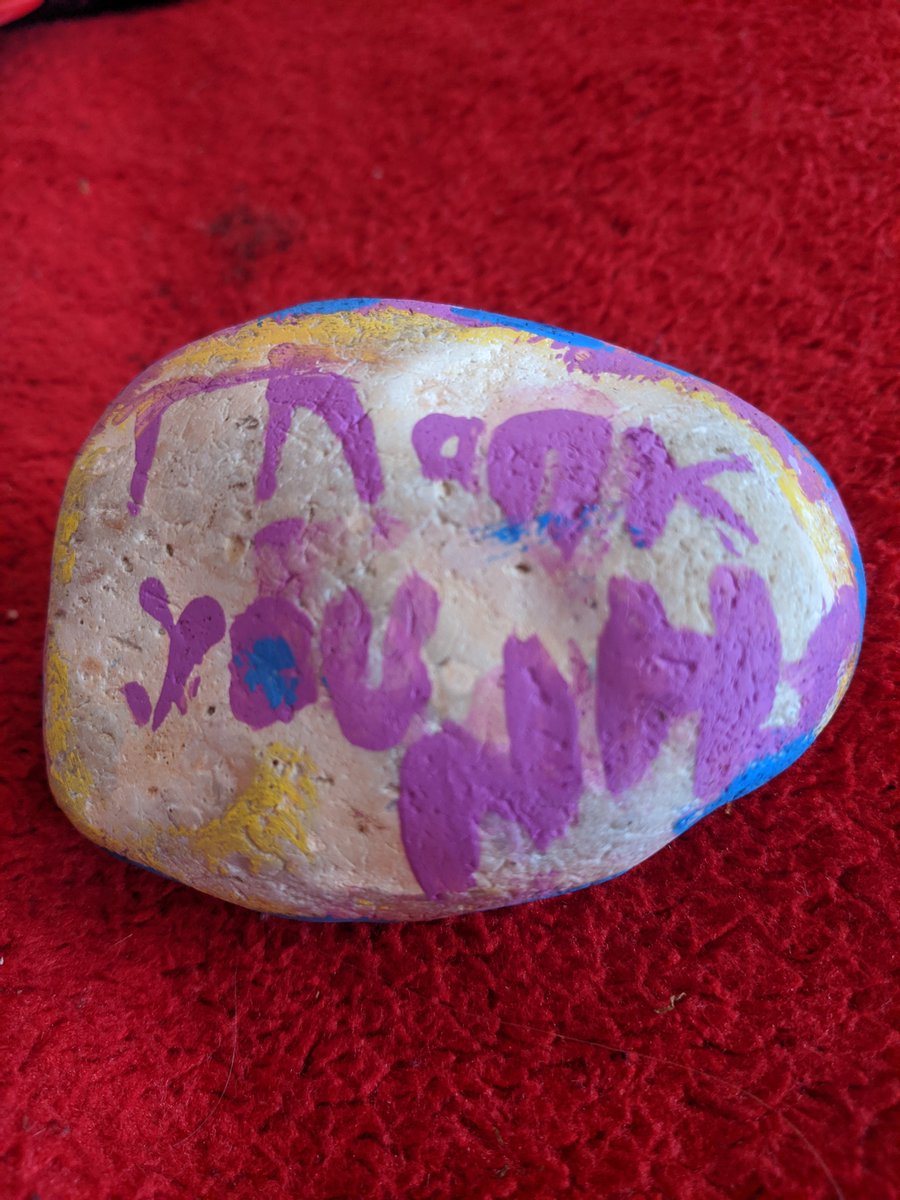 PebbleSmile's tweet photo. Our first pebble to hide 
More to follow soon https://t.co/EC4nDiEA7J
