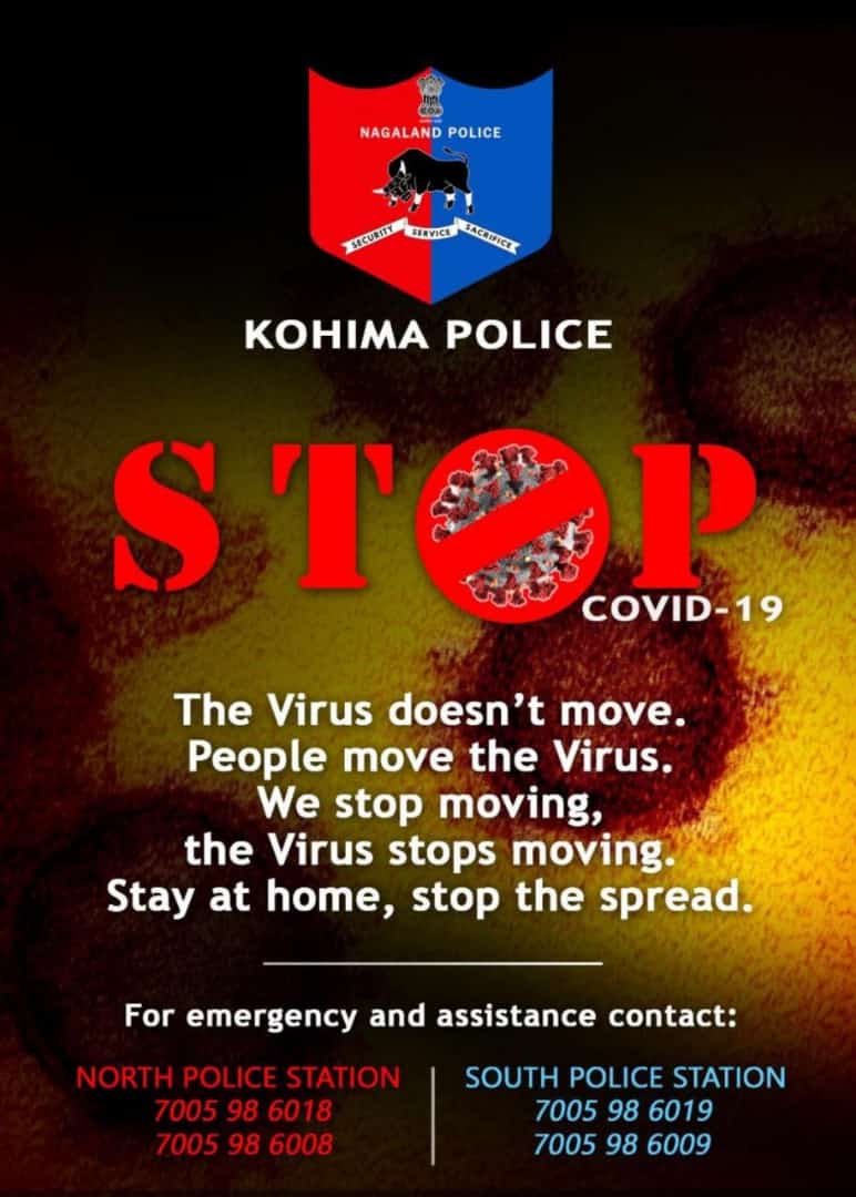 MyGovNagaland's tweet photo. Stay Home, Stay Safe. 
#TogetherWeCan 
#NagalandFightAgainstCovid19
Thank you #Kohima Police for the very apt infographic.
@DGP_Nagaland @dipr_nagaland @HealthNagaland @mygovindia https://t.co/xcs5frCbjS