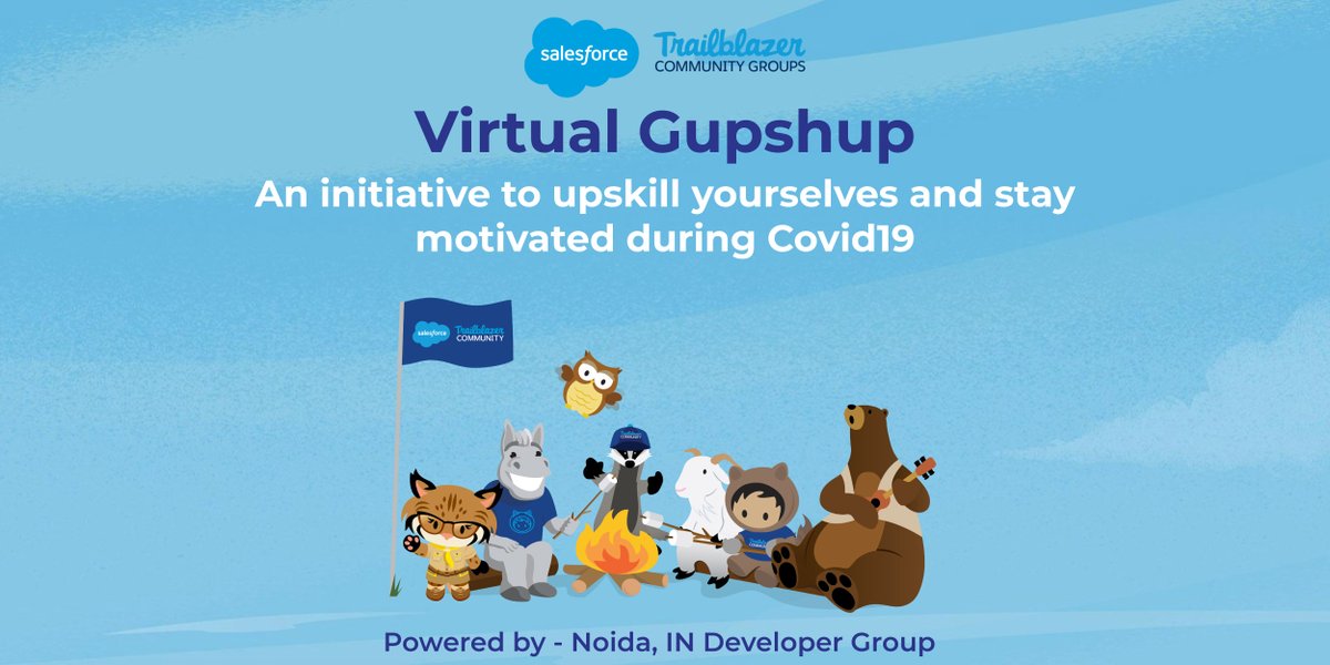 #TrailblazerCommunity - Sign up for the limited seats to grab for #VirtualGupshup part 2 and grab an opportunity to upskill in #Salesforce, share love &amp; network online during #covid19 

bit.ly/VirtualGupShup…