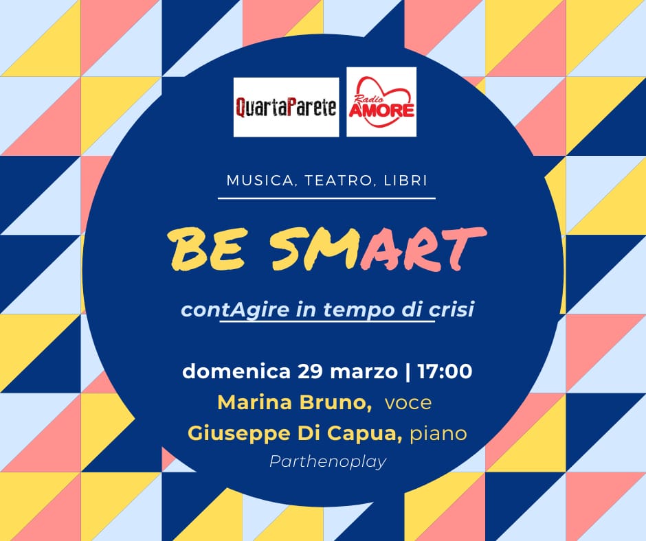 La proposta di #BesmArt #ContAgire in tempo di crisi per questa domenica pomeriggio ci porta in giro per #Napoli a tempo di musica con #MarinaBruno e Giuseppe di Capua al pianoforte
Appuntamento alle 17 sulla pagina fb👇facebook.com/QuartaParetePr…