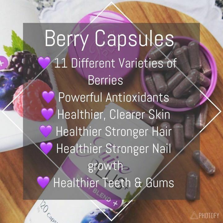 Just a few things these amazing capsules do:.....
✅ longer hair
✅ healthier nails
✅ boosted energy
✅ healthier looking skin 
#berrygoodness #amazing #healthierchoices #healthylifestyle #doitnow #healthyfor2020 #allgoodness #hair #nails #skin #energy #immunesystem #metabolism