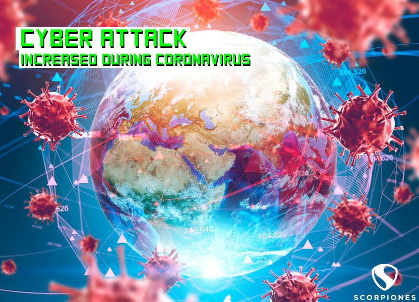 Scorpiones_io's tweet photo. Since Coronavirus Crisis has started, we saw an increase in Cyber Attacks by 800%.
We welcome you to get informed in the latest cyber risks COVID-19 has brought with it, and a few tips on how to protect yourself.
Read more here: https://t.co/TLfXPJazFa https://t.co/BsFjnI3tH8