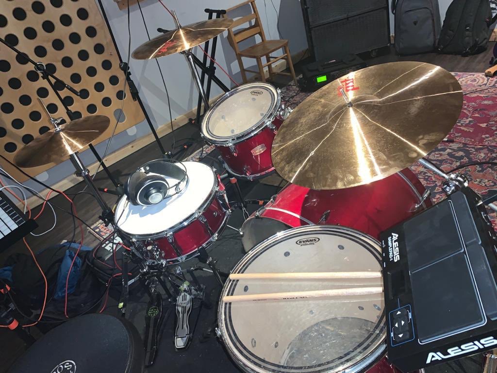 thuddband's tweet photo. Lockdown Day 5: Testing out some triggers 🤟🏻
#spd #drums #newmusic #rockmusic #alesis #samplepad #lockdown https://t.co/C9Pva3IqFN