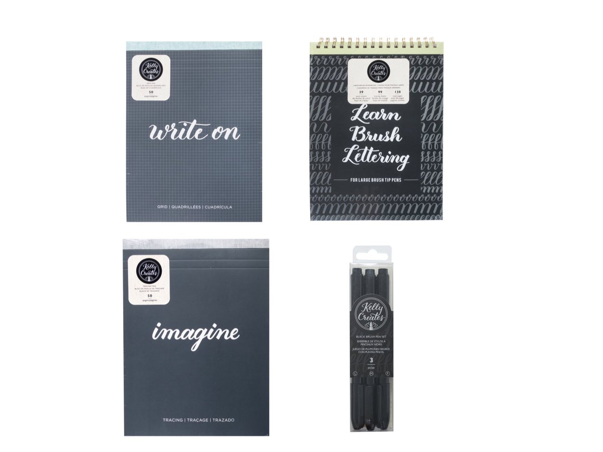 KellyCreates's tweet photo. @JessIsDigital Here is a link to an excellent starter kit to learn brush lettering https://t.co/ppxdMeem3h https://t.co/wieS0Vv6Xn