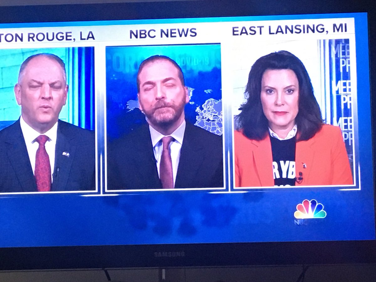 Is ⁦<a href="/GovWhitmer/">Governor Gretchen Whitmer</a>⁩ wearing an everybody vs detroit t-shirt?