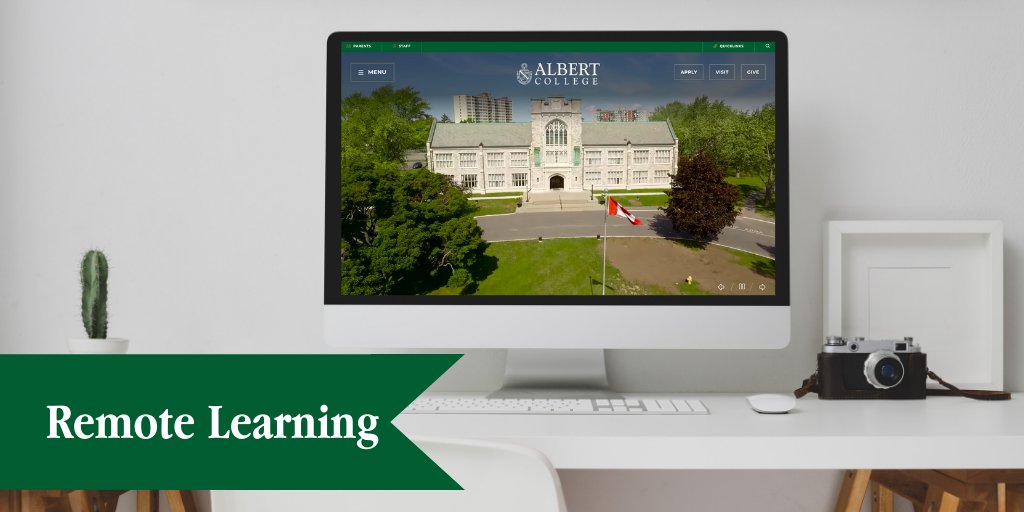 AlbertCollege's tweet photo. To see how we're facilitating your child's education and how our teachers are committed to delivering a remote learning program during this time, visit our new remote learning webpage at https://t.co/Fv3cYXHLAv. #ACAcademics https://t.co/5mP3kYS0tQ