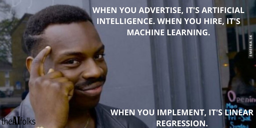 Only the AI enthusiasts can relate....
#AI #ML #linearregression #artificialintelligence #machinelearning #memes #AIenthusiasts #MLenthusiasts #AIheads #MLheads
