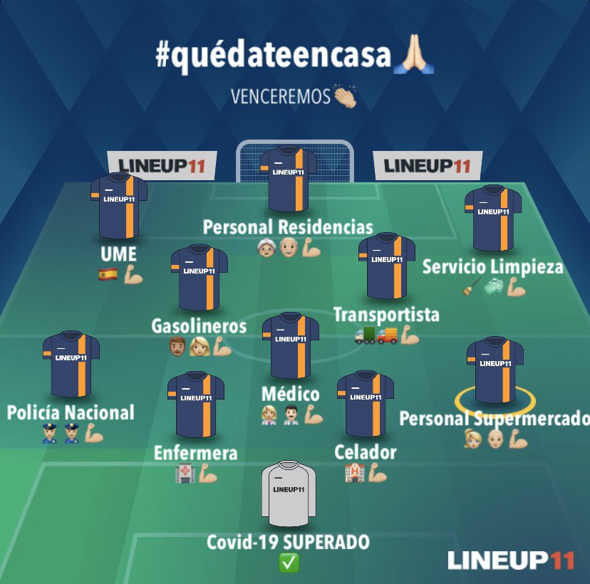 cdColmenarOreja's tweet image. ➡️ ¡Hoy jugamos!Nos sumamos a la iniciativa de @madridaltanto 
Es la alineación más importante que hemos preparado este año. Gracias a todos ellos y a toda la gente que pone su granito de arena para ayudar en esta causa. Juntos superáremos esto. 
GRACIAS ENORMES 👏🏼❤️

#HEROESMAT