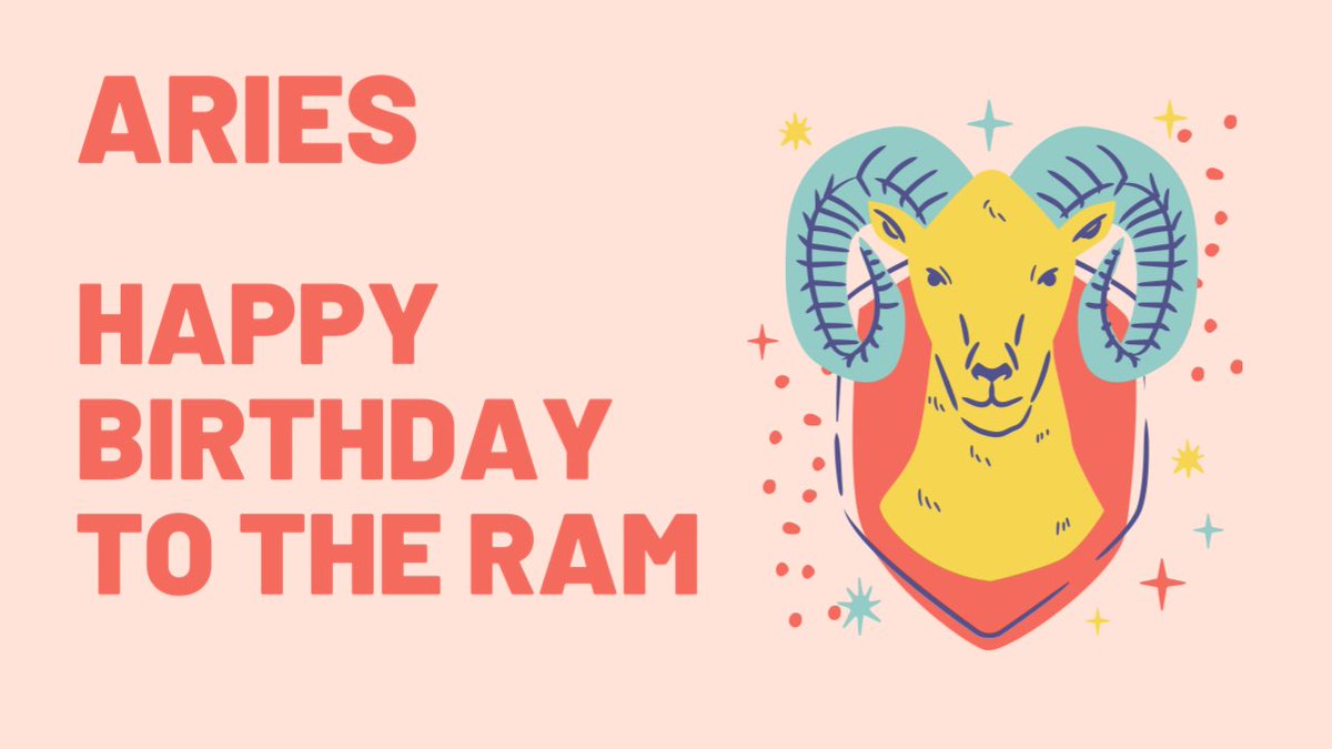 RELitReview's tweet photo. Happy Birthday to the Aries rams of water! Have you found ways to celebrate under #QuarentineLife ? Let’s hear it! #AriesSeason #StayAtHomeAndStaySafe https://t.co/8T69WcbngM