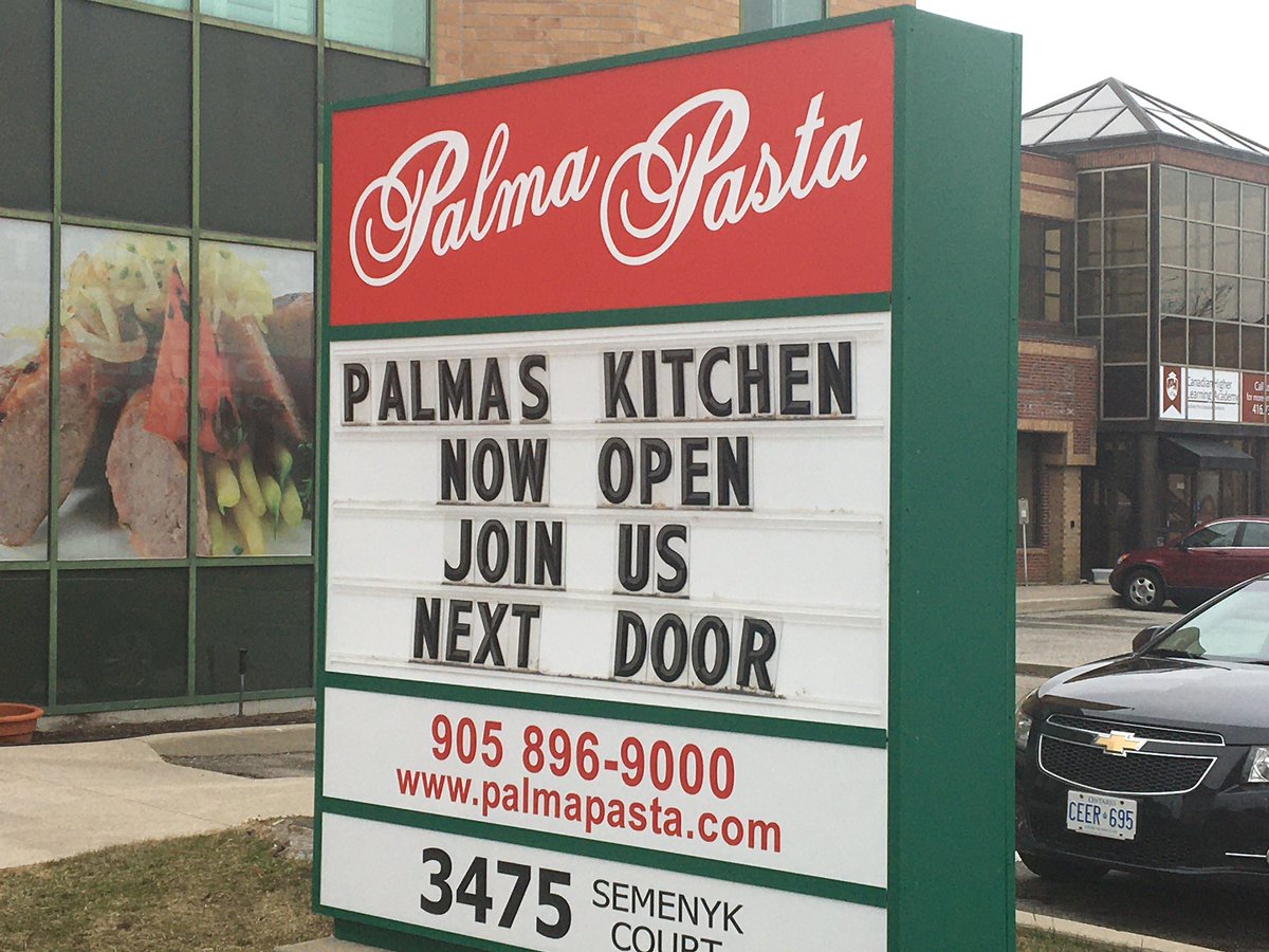 #QuarentineLife is challenging! We’re only leaving for essentials (<a href="/LCBO/">LCBO</a> counts) For those in <a href="/citymississauga/">City of Mississauga</a> support the little guy who stays open! The best #italianfood <a href="/PalmaPasta/">Palma Pasta</a> <a href="/LasagnaKing/">Anthony Petrucci</a> IS OPEN! Fantastic &amp; fresh! I was there Saturday #Mississauga