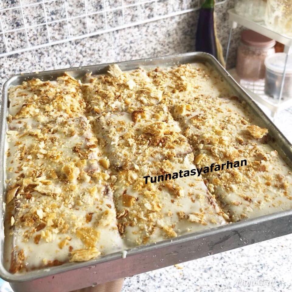 FoodPornMalaysia on Twitter "Resepi cheesekut leleh banjir BAHAN BAHAN 1 paket biskut kering