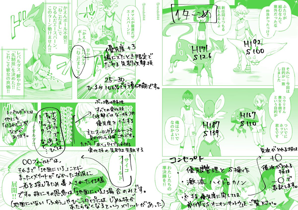 構想メモ①/いつものおまけ(表紙ちょっと凝りたいからpixivまとめはしばらくしませんが) 
