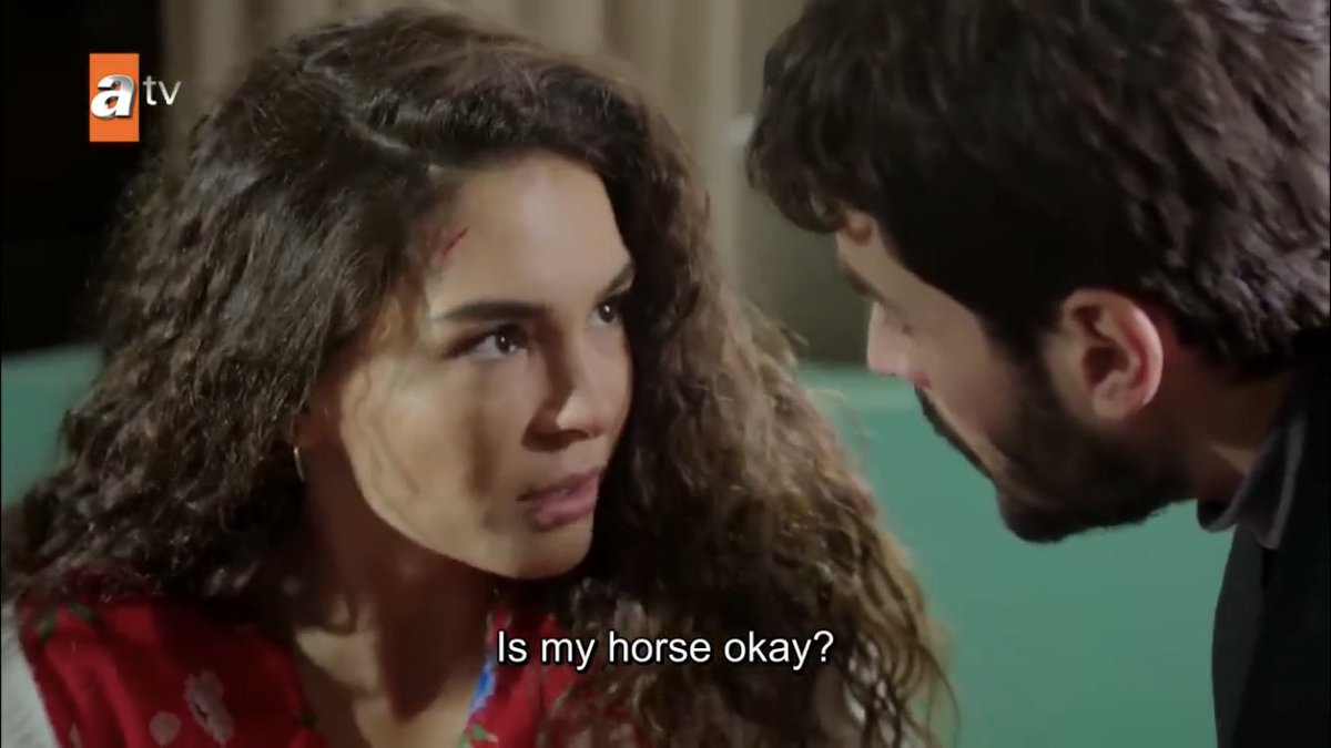 the love she has for this horse QUEEN OF THE FAUNA  #Hercai  #ReyMir