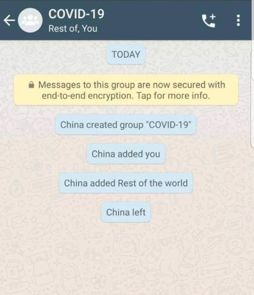 Steve_ArmourCom's tweet photo. One does wonder if China will be held accountable for the way they covered up the spread of Covid 19 in those crucial early weeks https://t.co/TIl2vZtq9C
